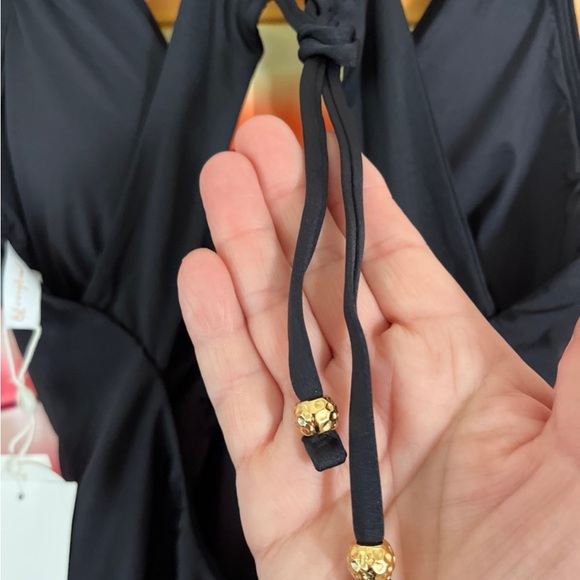 Sunshine 79 Swim Suit NEW Black One-Piece Swimsuit with Cutout - Picture 9 of 11